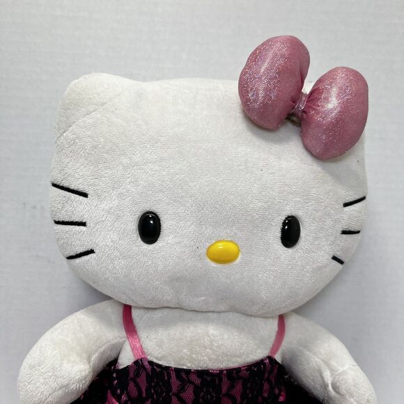Hello Kitty Build A Bear Plush White With Bow Sanrio 17" Retired BAB - Picture 3 of 5